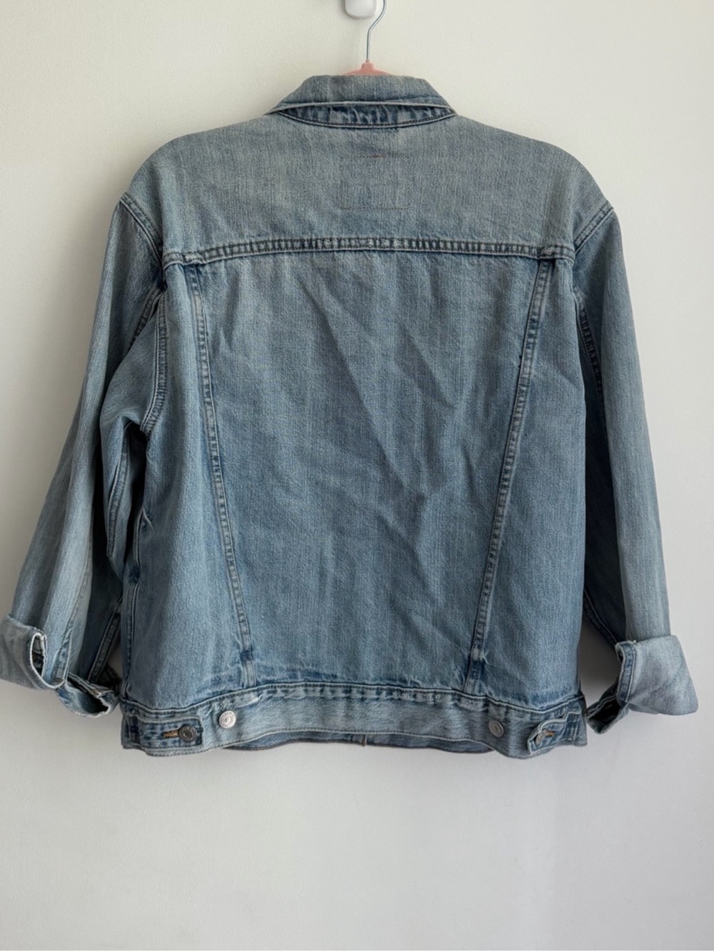 Light Blue Denim Jacket - Classic Button-Up - Picture 2 of 4